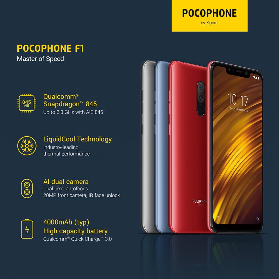 Xiaomi Mi Pocophone F1 Sold At Least 68000 In 5 Minutes Coming In Philippines Sept 6 9165